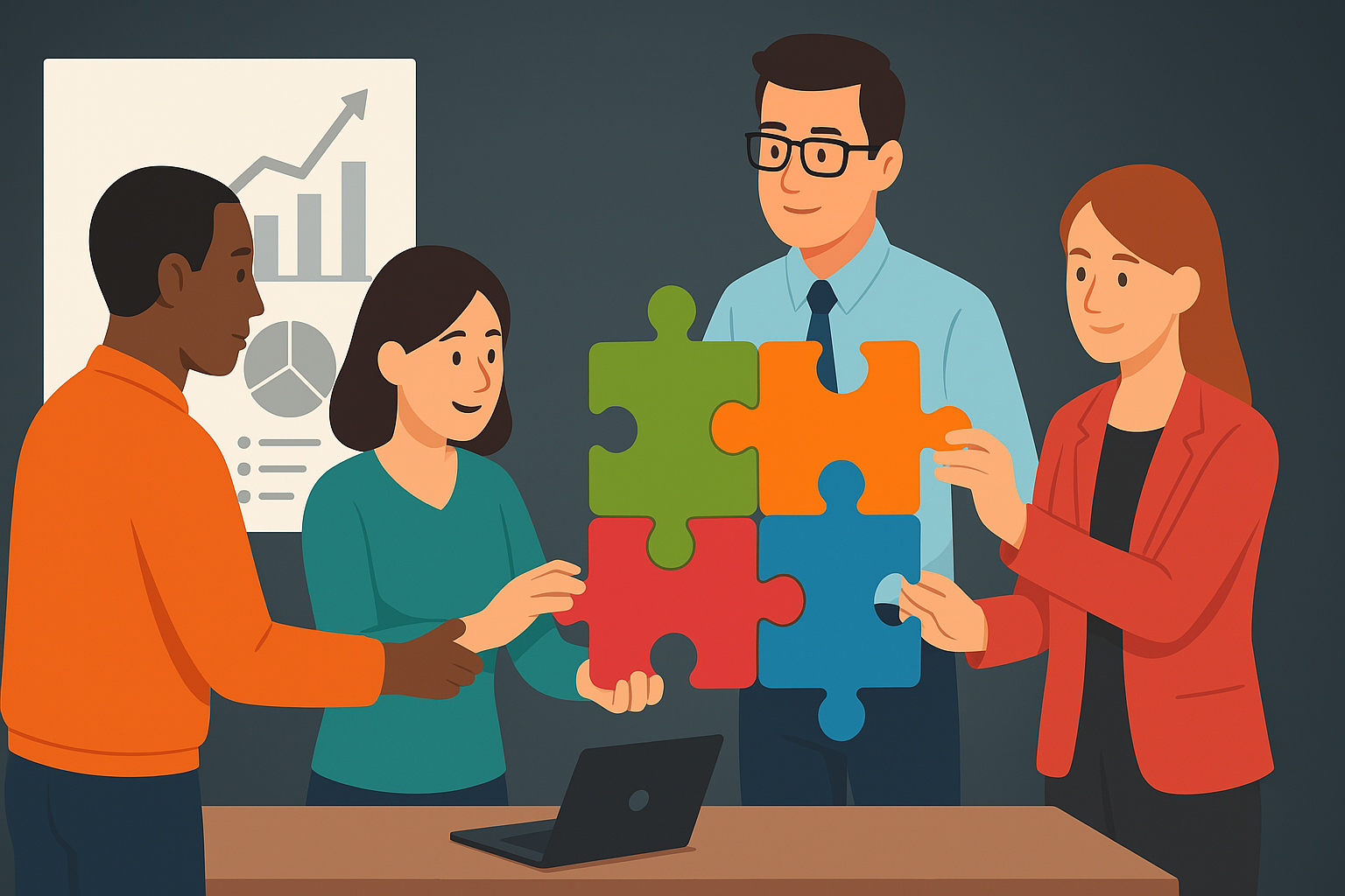Collaborative puzzle solution